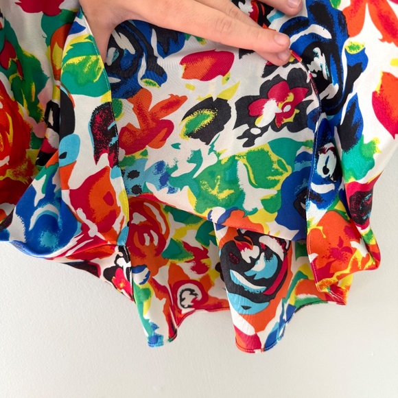 Victoria's Secret‎ Vintage Gold Tag Floral Noodle Strap Camisole Women's L - Picture 4 of 9